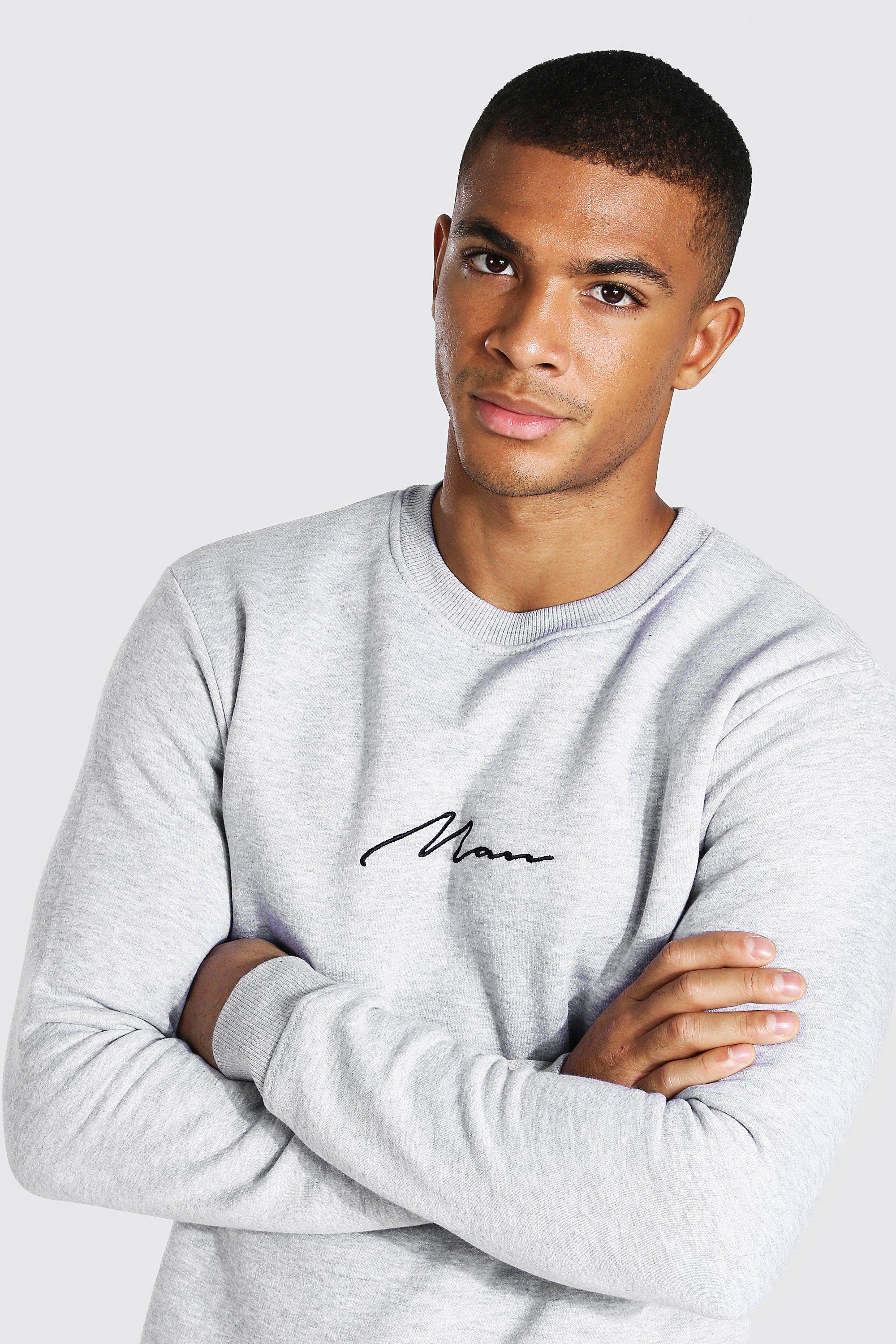 Slim fit crew hot sale neck sweatshirts